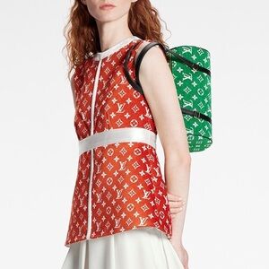 Louis Vuitton monogram toweling sleeveless top